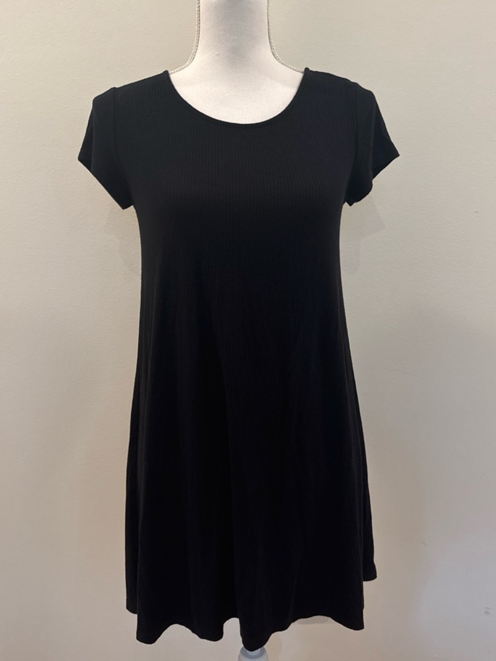 Mossimo Supply Co. Black Ribbed Mini Dress